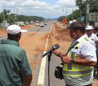 nova obra na BR 153