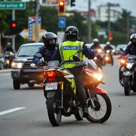 Blitz de trânsito em Jacarezinho