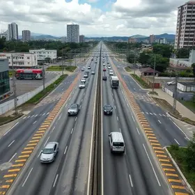 obras no acesso a Jacarezinho