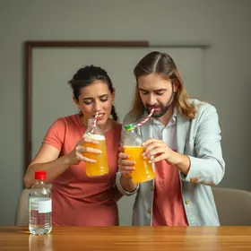 casal acusado de ataque com soda cáustica
