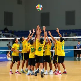 Jacarezinho conquistas vôlei masculino Jogos da Juventude