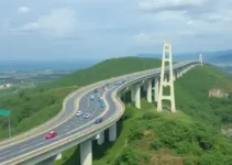 viaduto na BR-153 em Jacarezinho