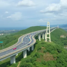 viaduto na BR-153 em Jacarezinho