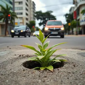 planta em buraco