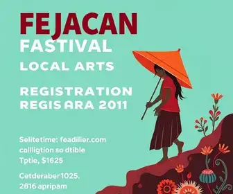inscrições para artistas locais no 20º Fejacan