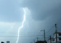 alerta vermelho de tempestade